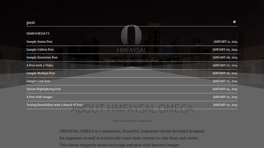 search screenshot